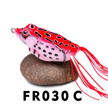 Frog Lure Soft Tube Bait Plastic Fishing Lure with Fishing Hooks