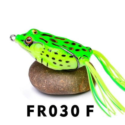 Frog Lure Soft Tube Bait Plastic Fishing Lure with Fishing Hooks